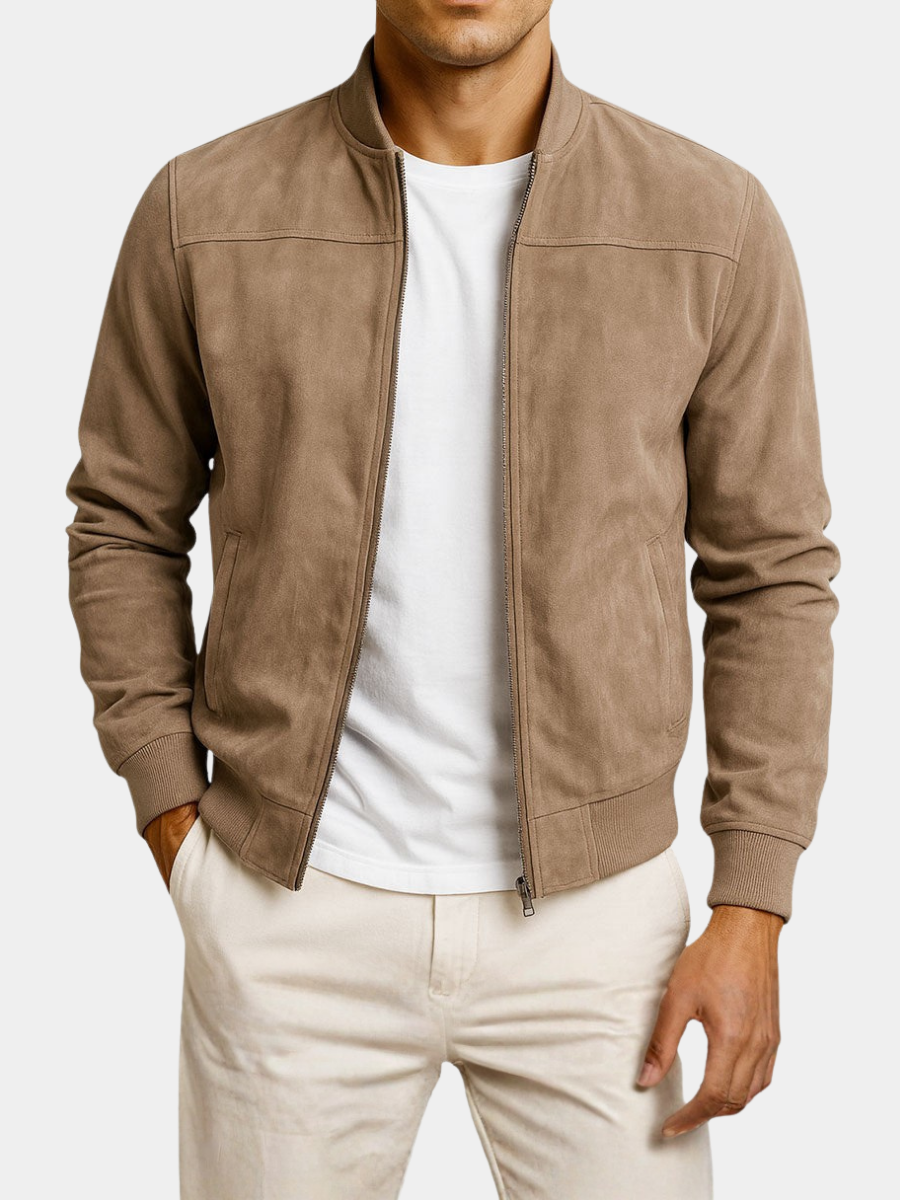 SUEDE JACKET FOR MEN
