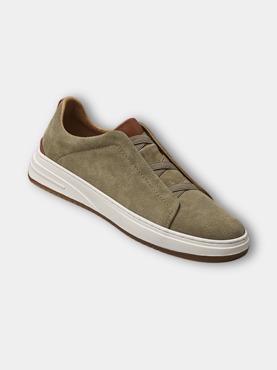 MEN'S SUEDE SLIP-ON SHOES
