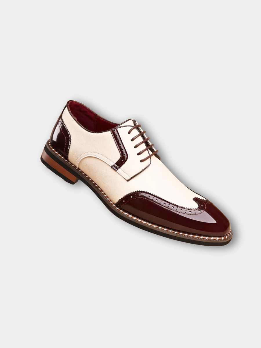 BICOLORED SHOES FOR MEN
