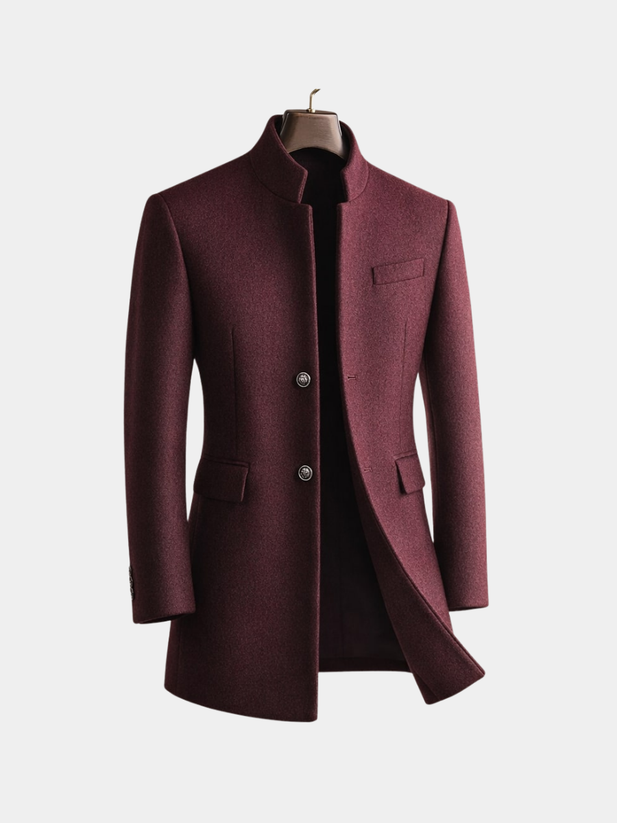 HIGH COLLAR COAT FOR MEN
