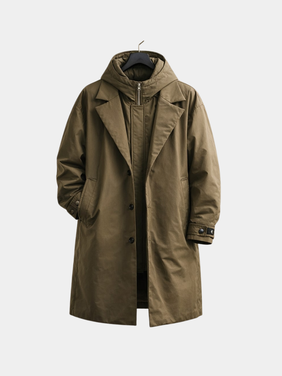 LONG OVERCOAT FOR MEN