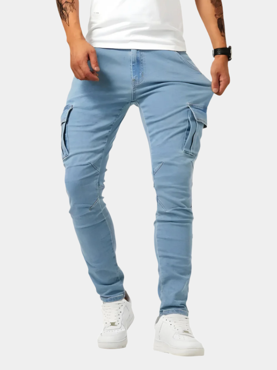STRETCH CARGO TROUSER FOR MEN