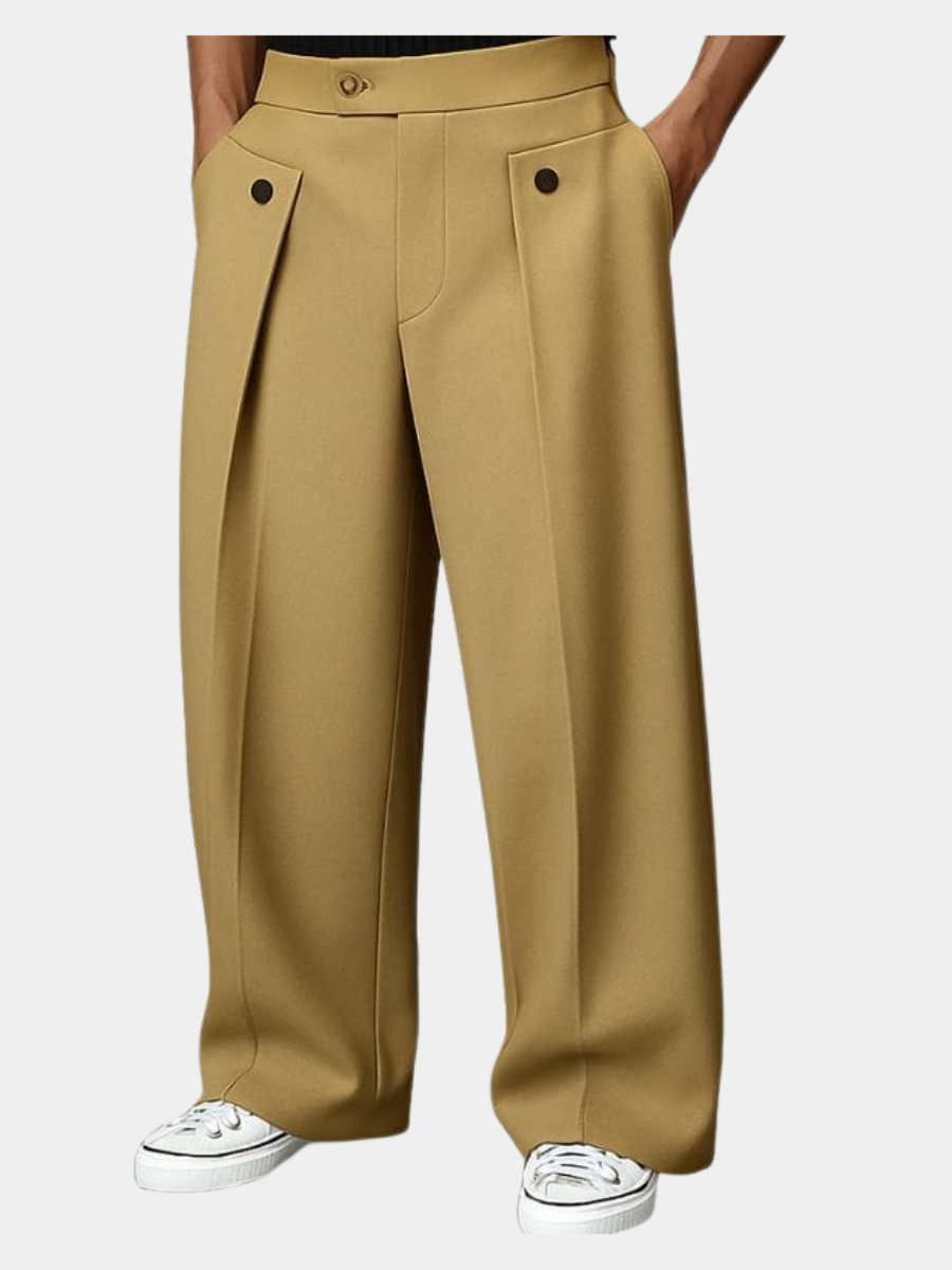 WIDE-LEG TROUSERS FOR MEN