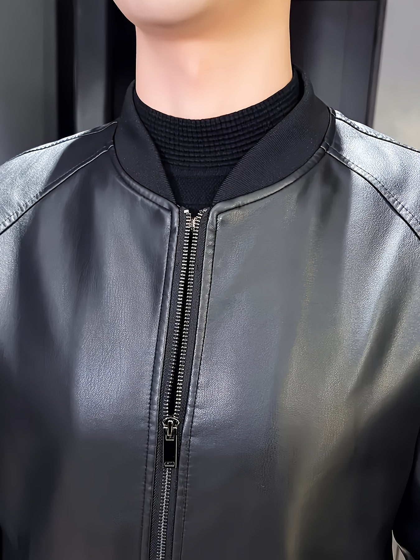 ZIP-UP BASEBALL JACKET FOR MEN