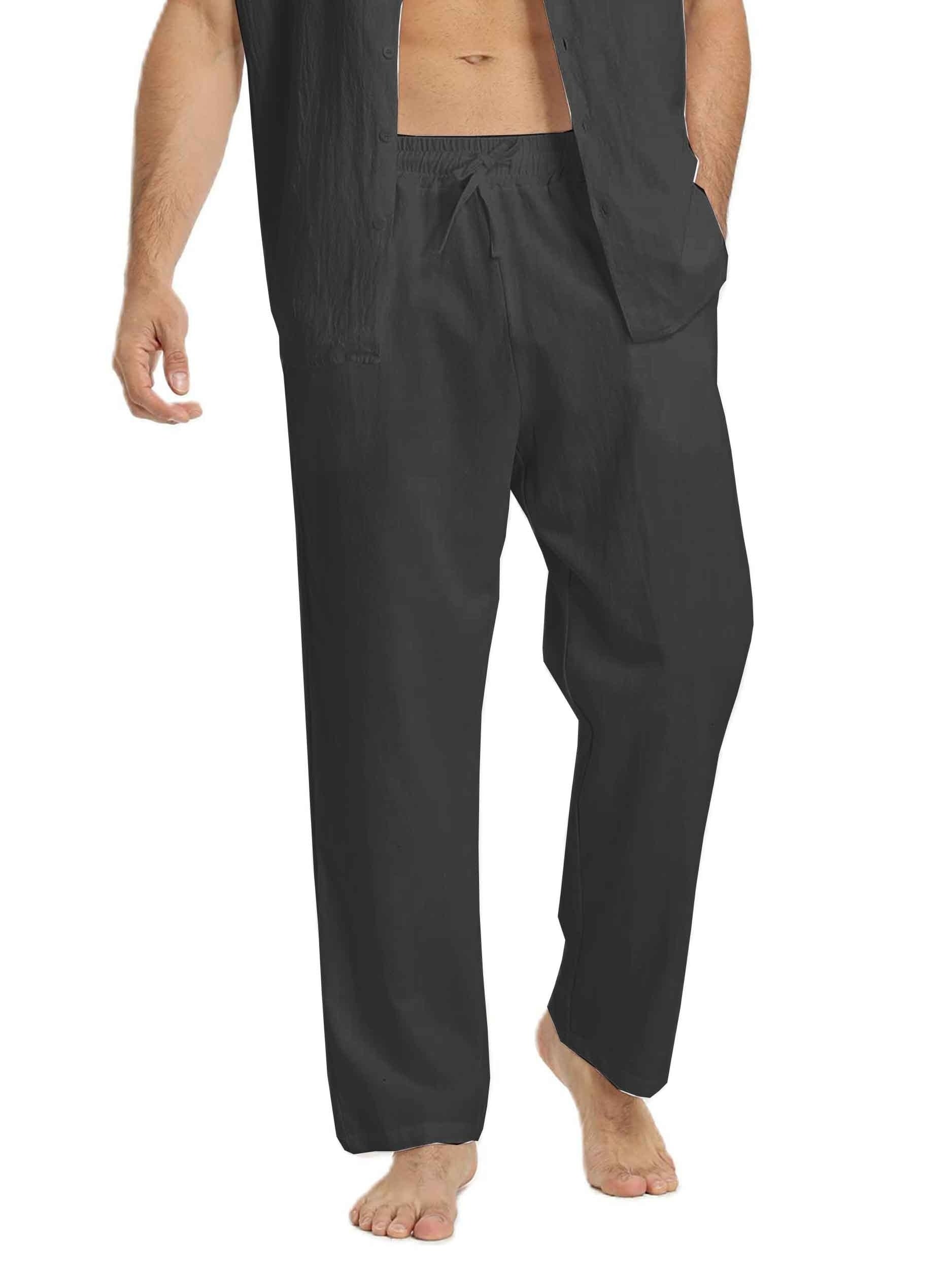 LINEN CASUAL TROUSERS FOR MEN
