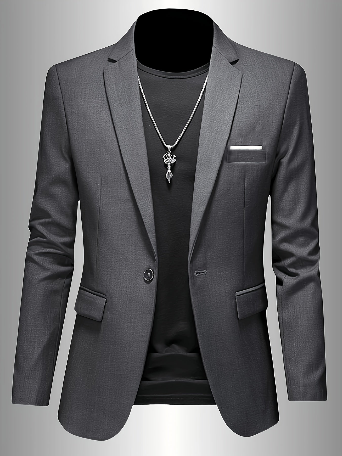 SLIM FIT SUIT JACKET FOR MEN