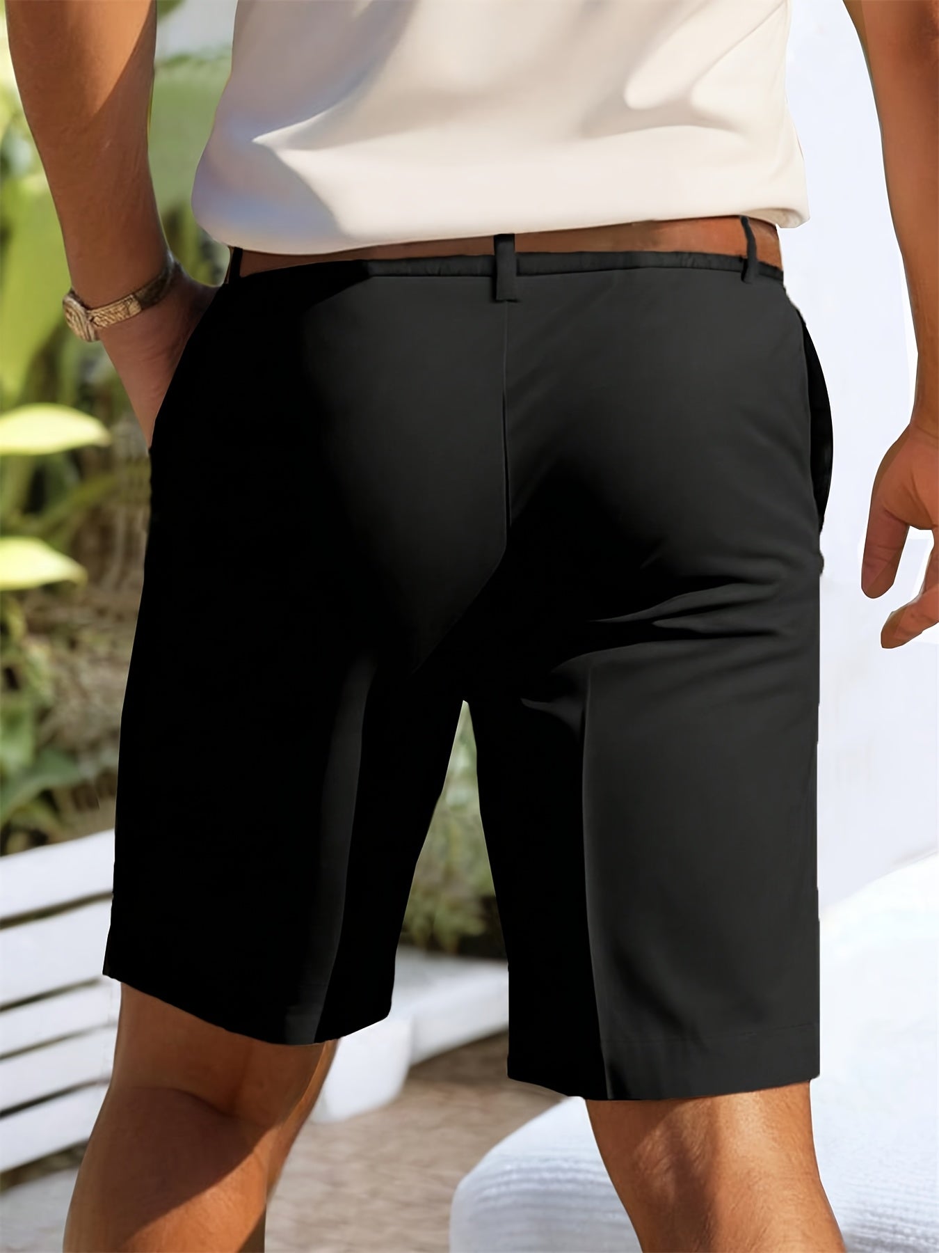CHINO SUIT SHORTS FOR MEN