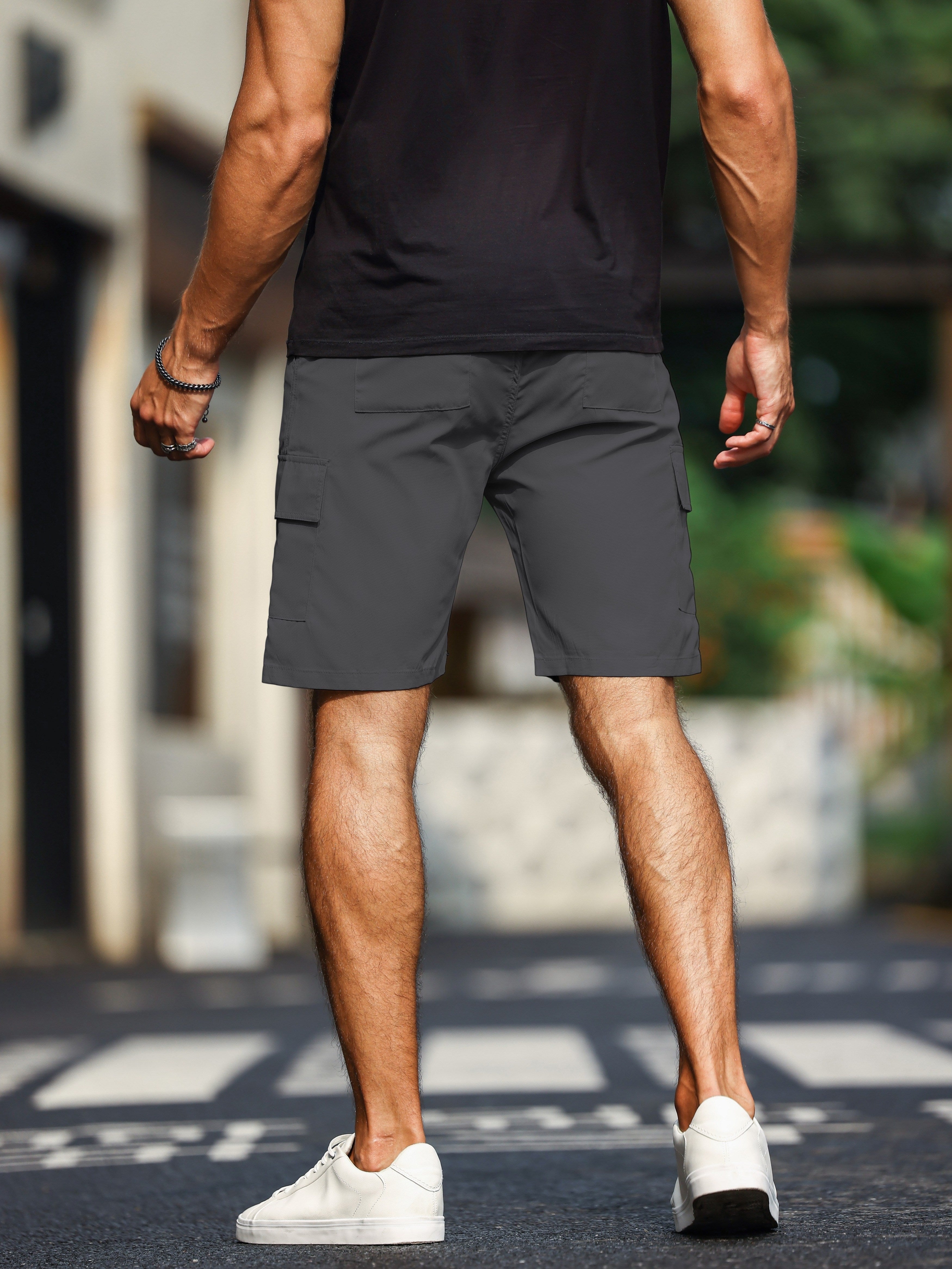 POCKET WOVEN SHORTS FOR MEN