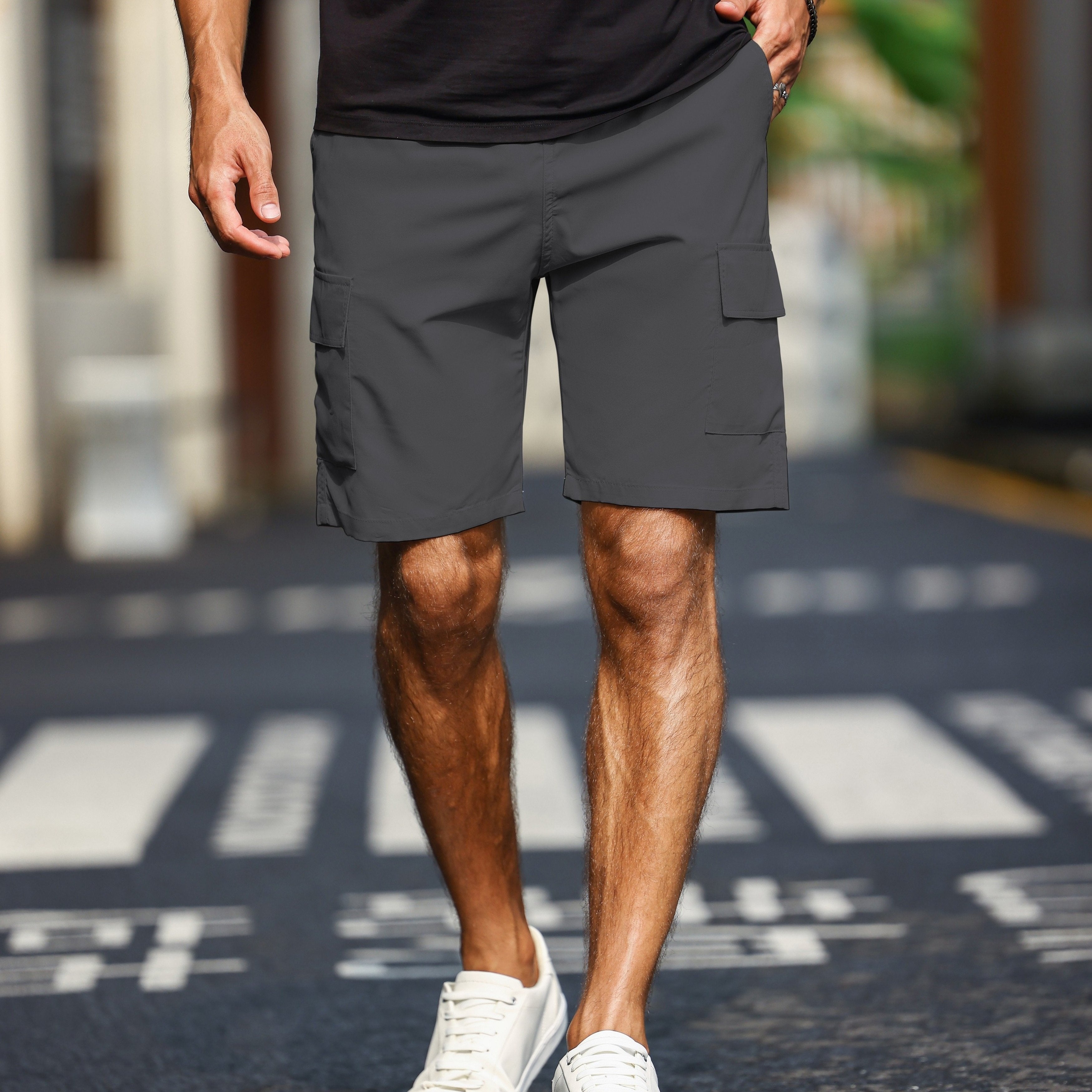 POCKET WOVEN SHORTS FOR MEN