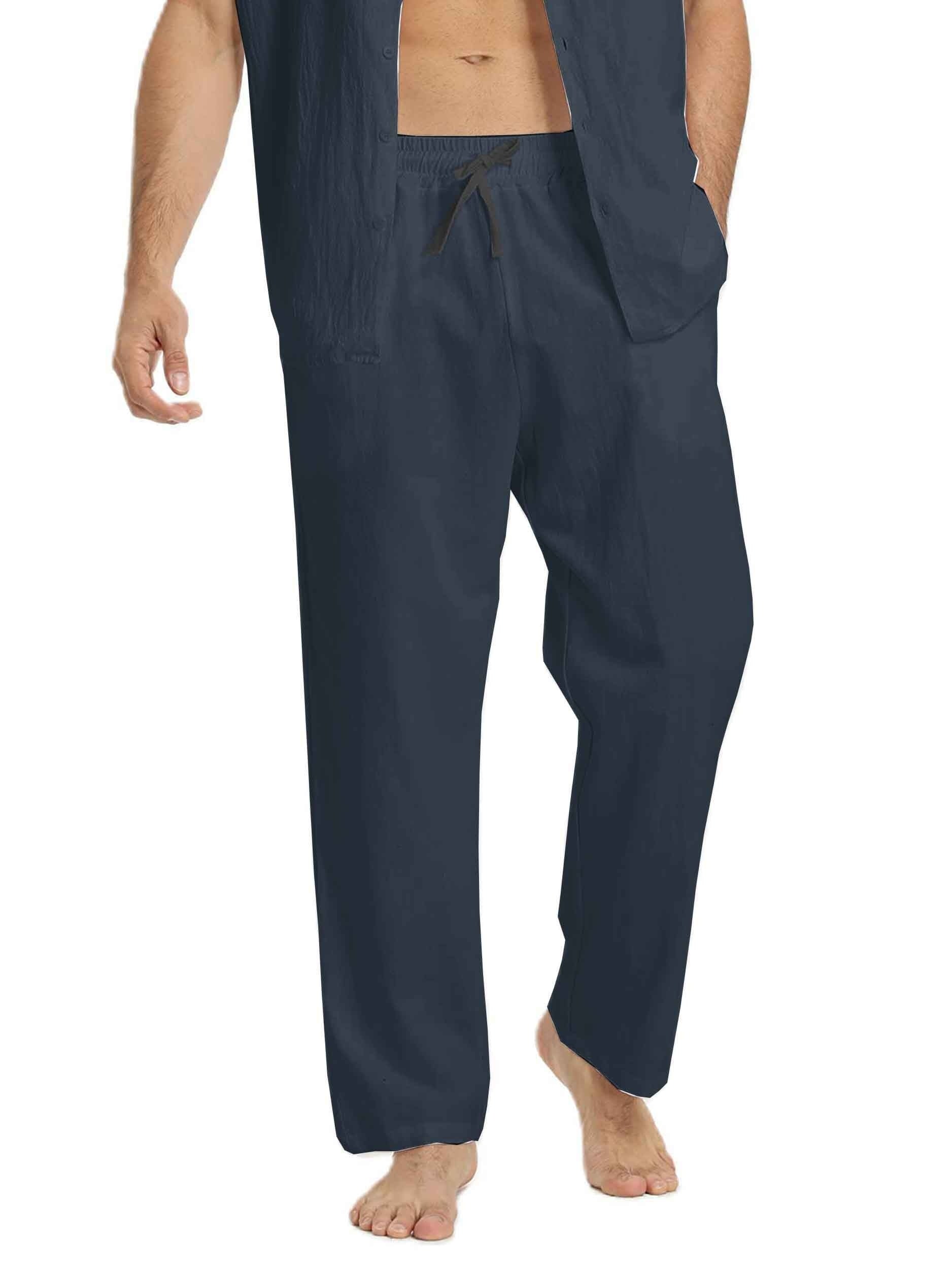 LINEN CASUAL TROUSERS FOR MEN