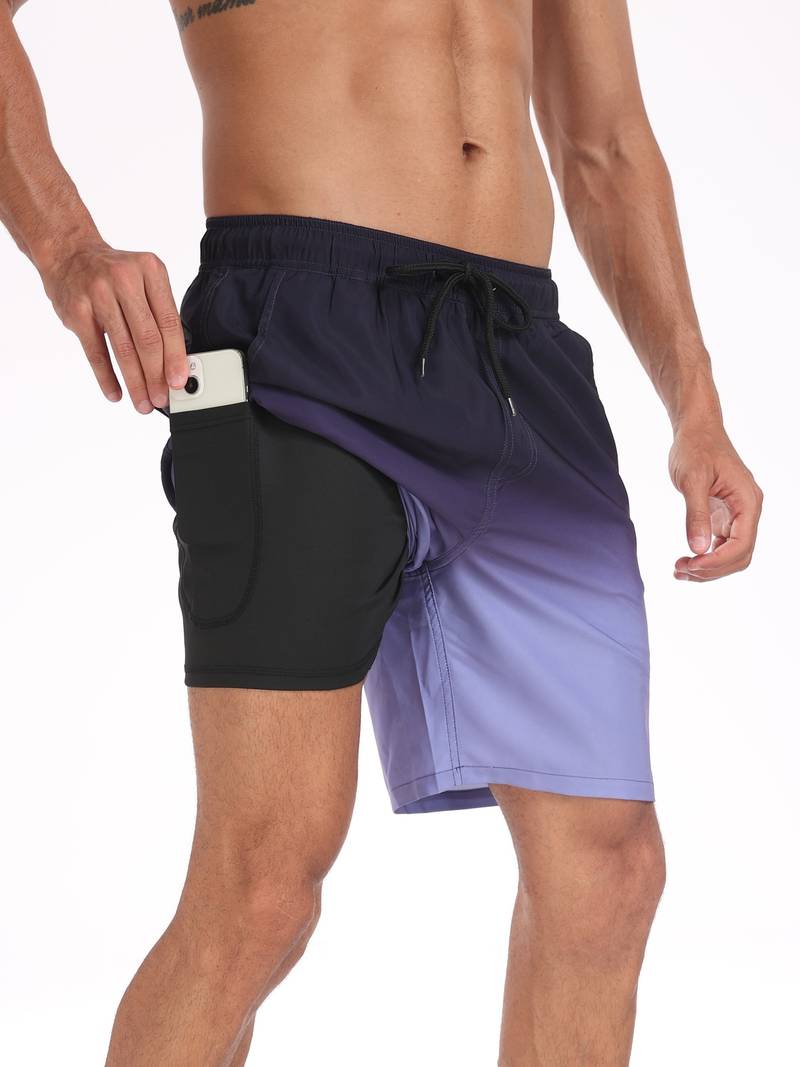 DRAWSTRING SWIM SHORTS FOR MEN