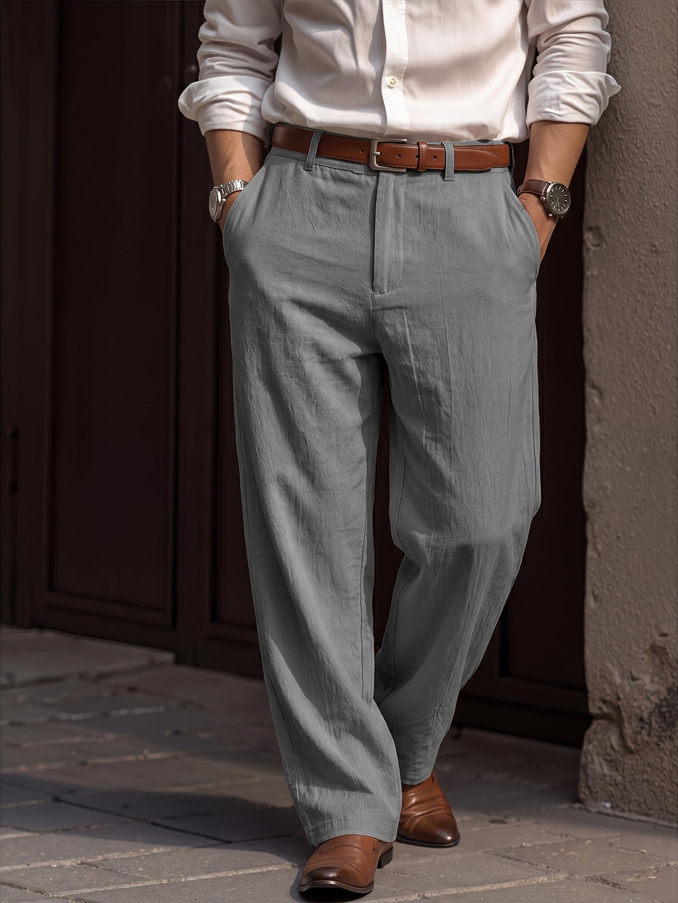 WOVEN TROUSERS FOR MEN