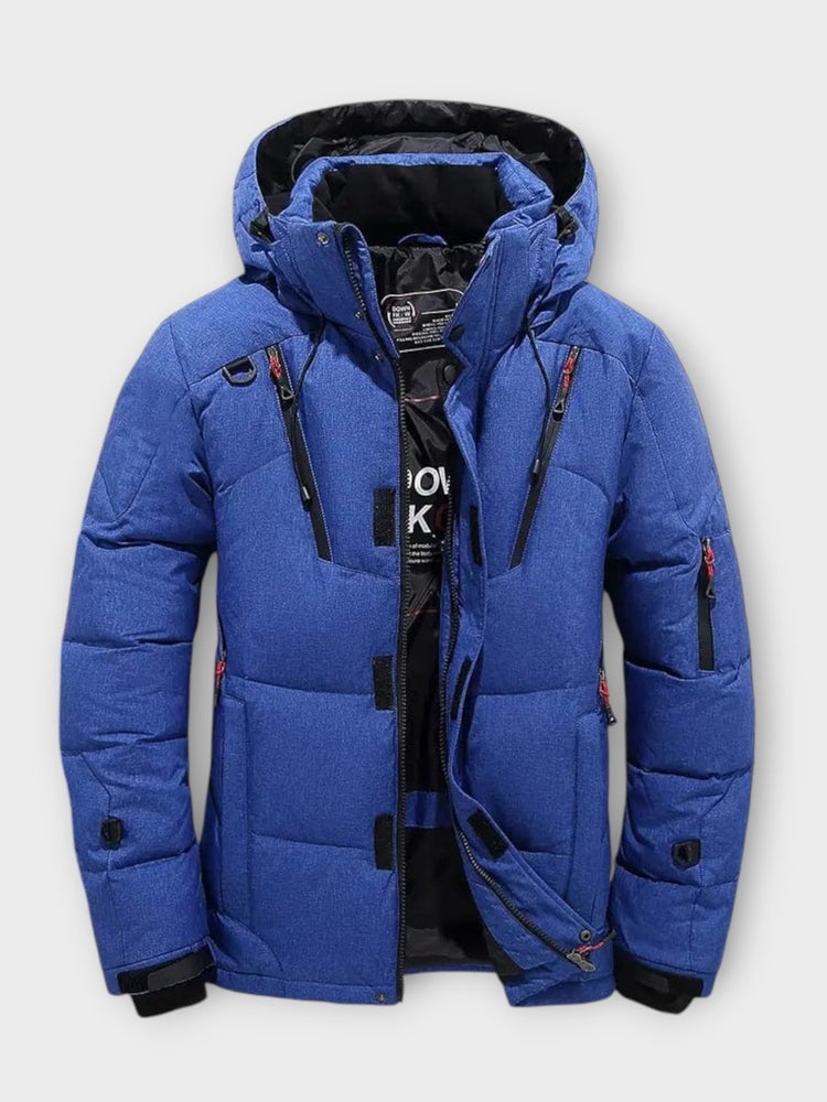 SOLID WINTER JACKET FOR MEN