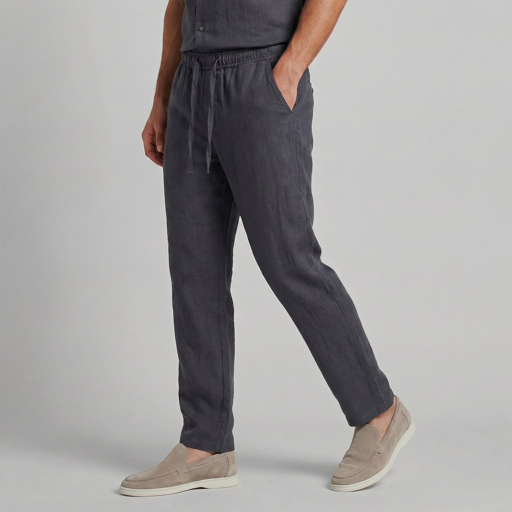 RELAXED WIDE LEG TROUSERS FOR MEN