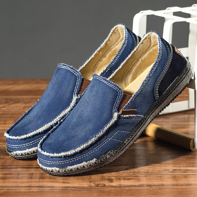 CANVAS SLIP-ON SHOES FOR MEN