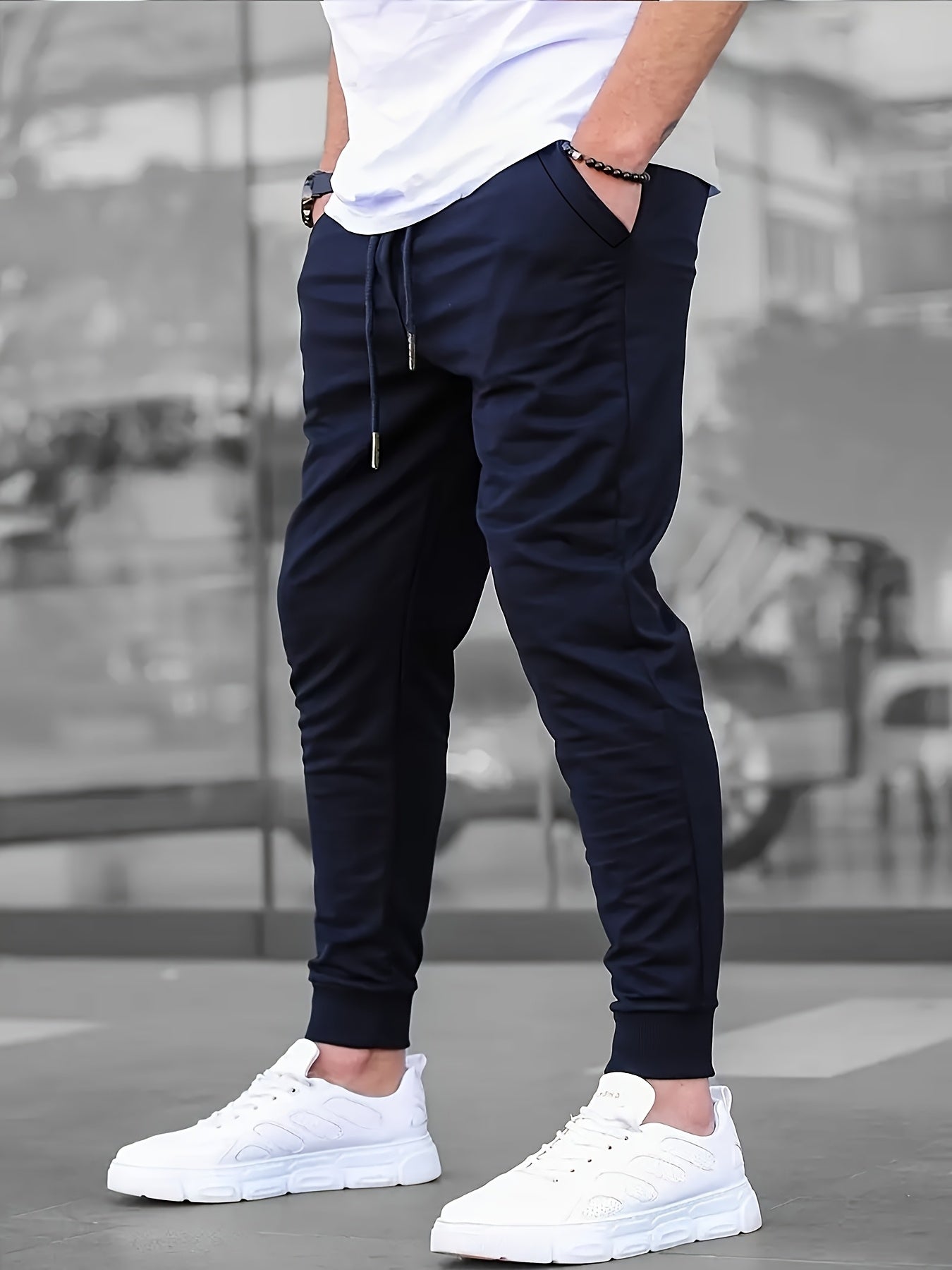 SLIM FIT TROUSERS FOR MEN