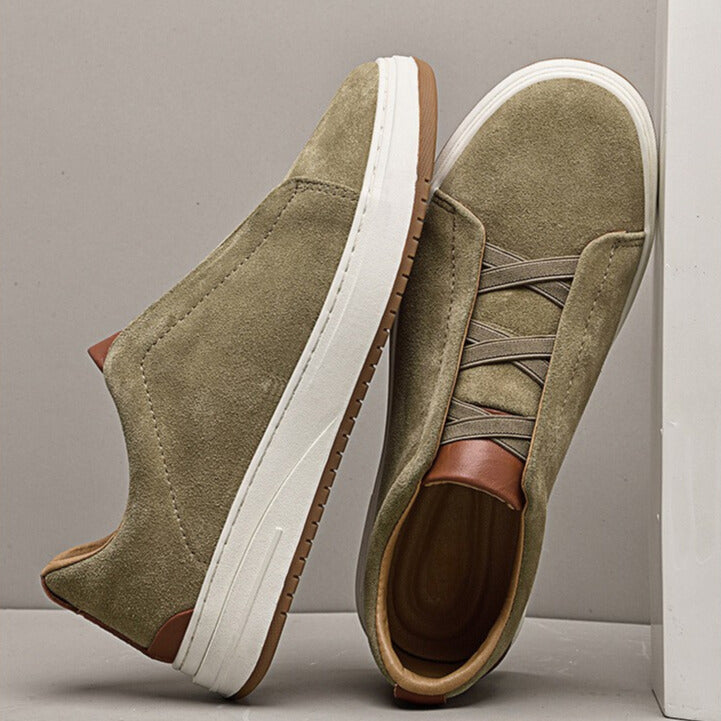 SUEDE SLIP-ON SHOES FOR MEN