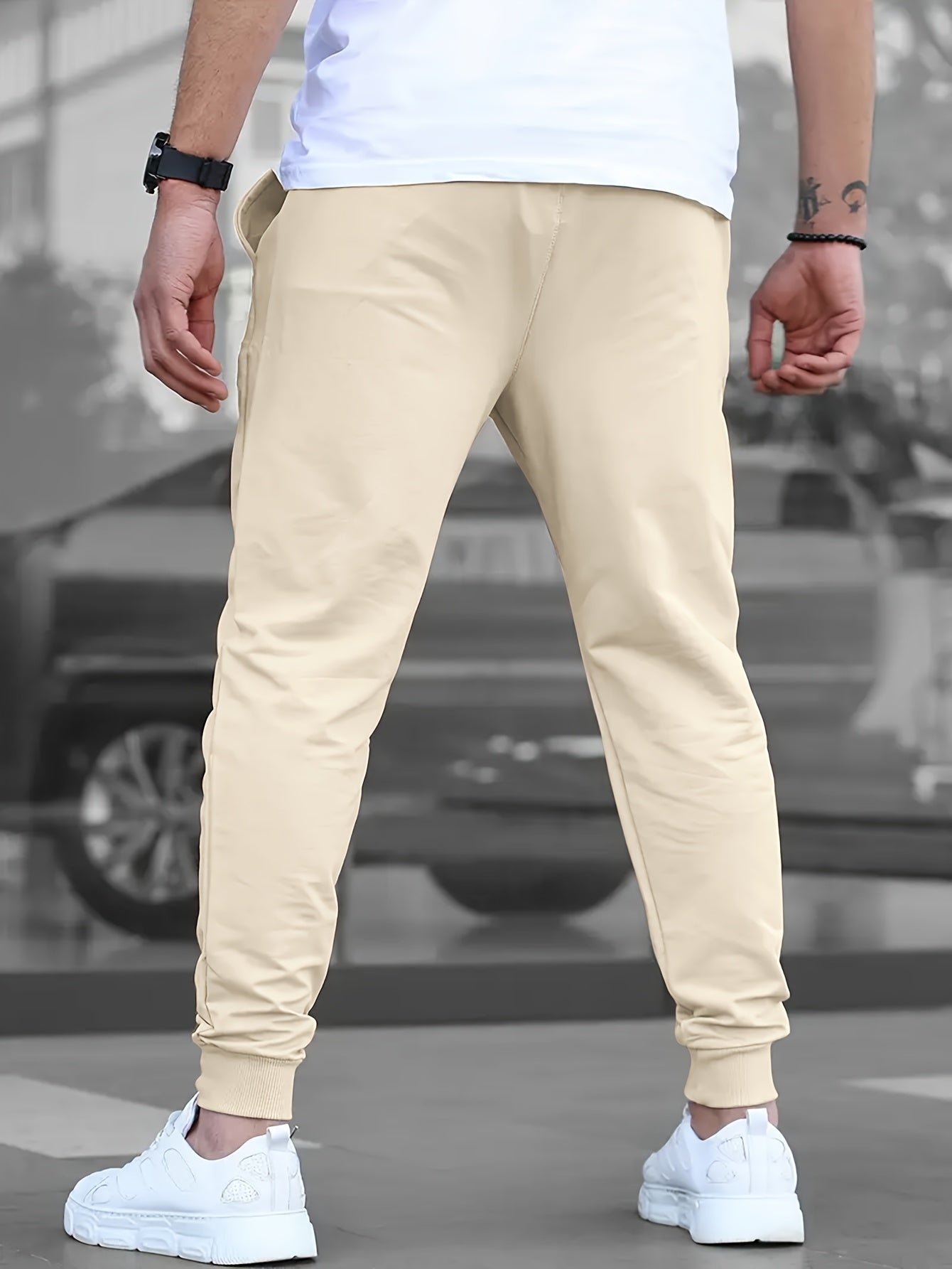 MULTI-POCKET JOGGER TROUSERS FOR MEN