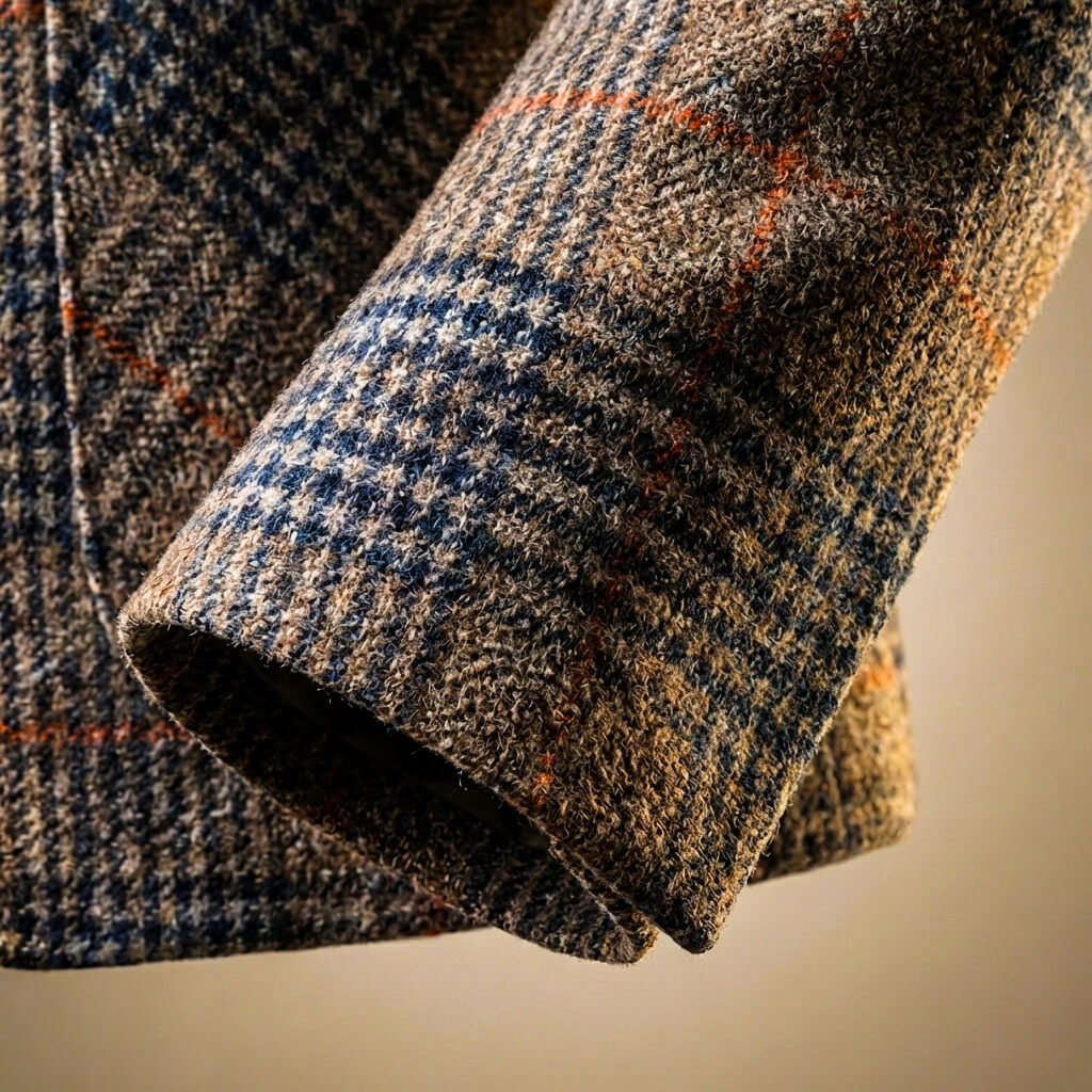HOUNDSTOOTH WOOL BLAZER FOR MEN