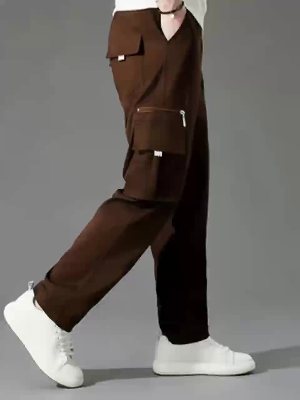 LOOSE CARGO TROUSERS FOR MEN