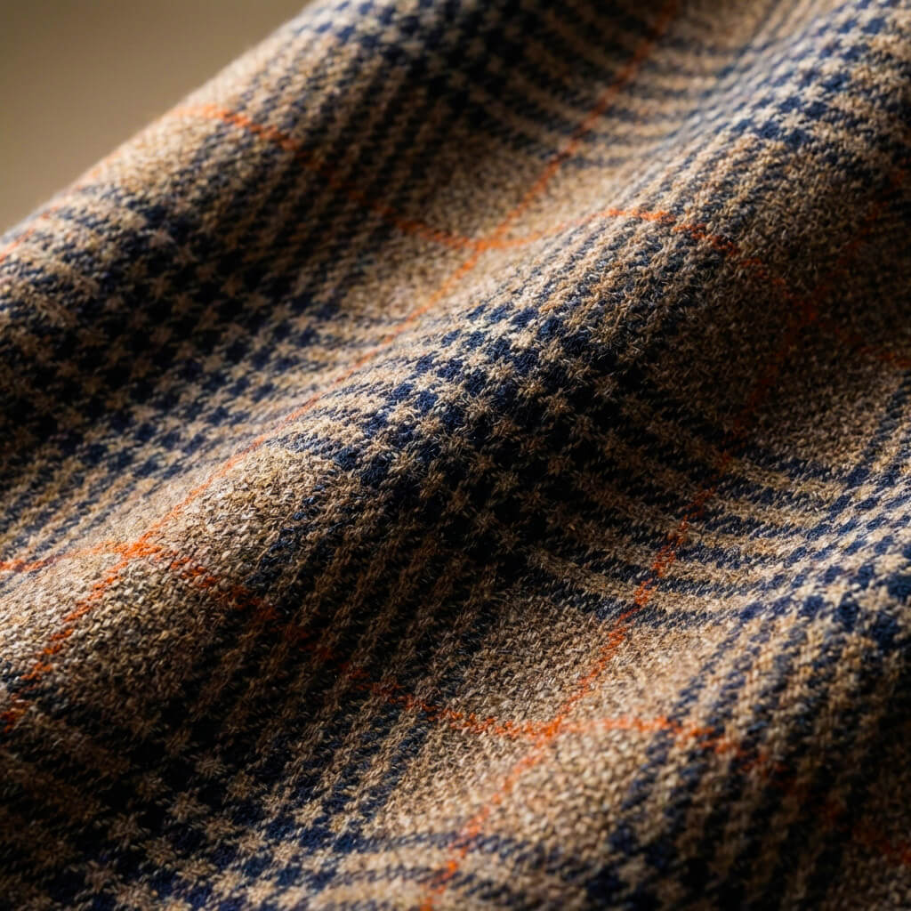 HOUNDSTOOTH WOOL BLAZER FOR MEN