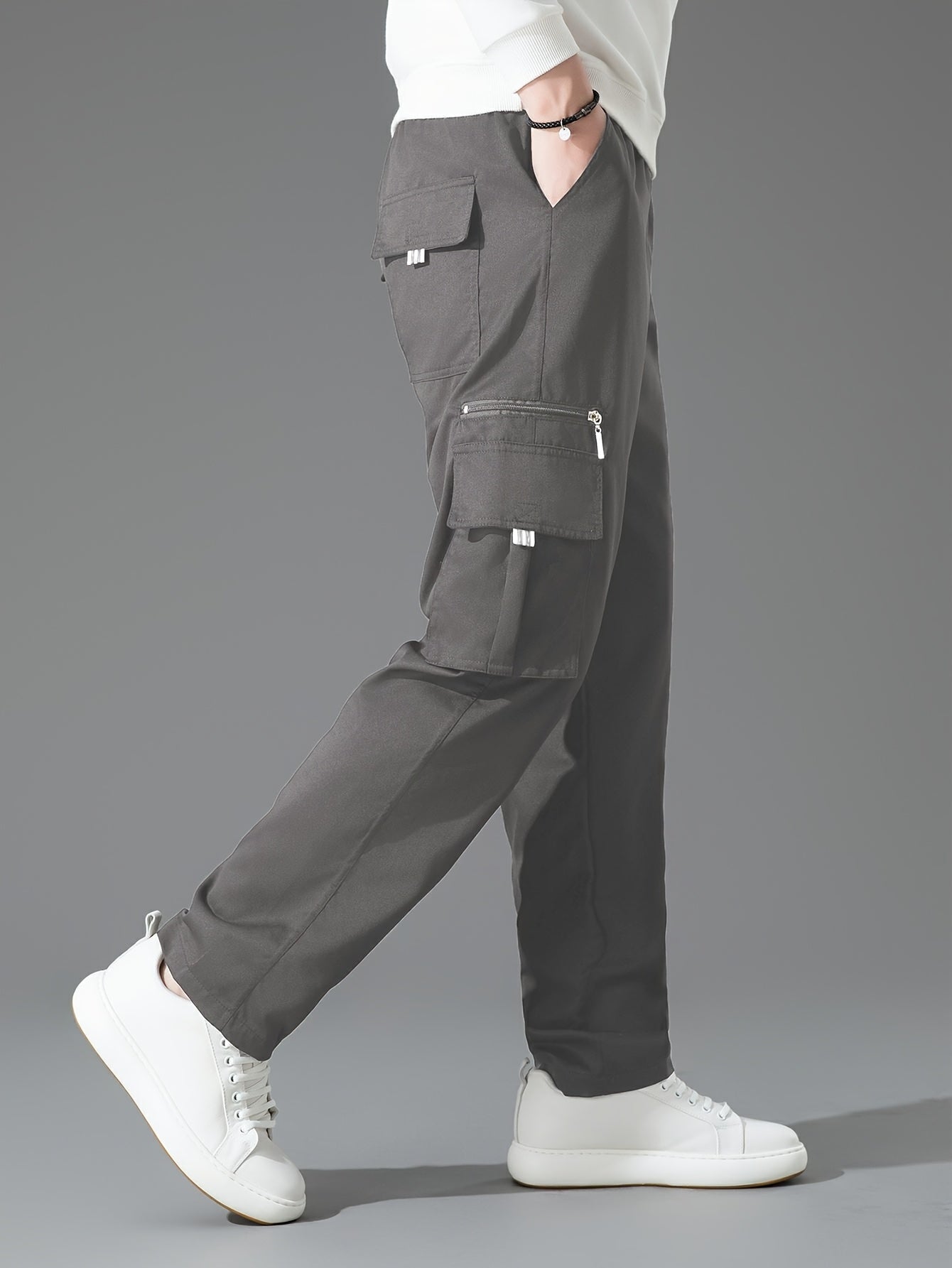 LOOSE CARGO TROUSERS FOR MEN