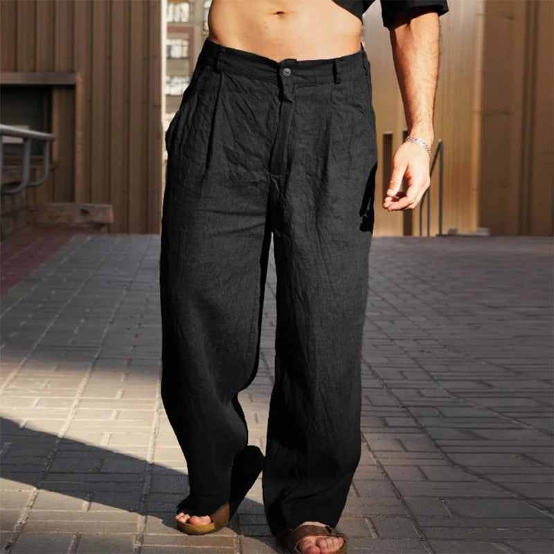 WIDE LEG TROUSERS FOR MEN
