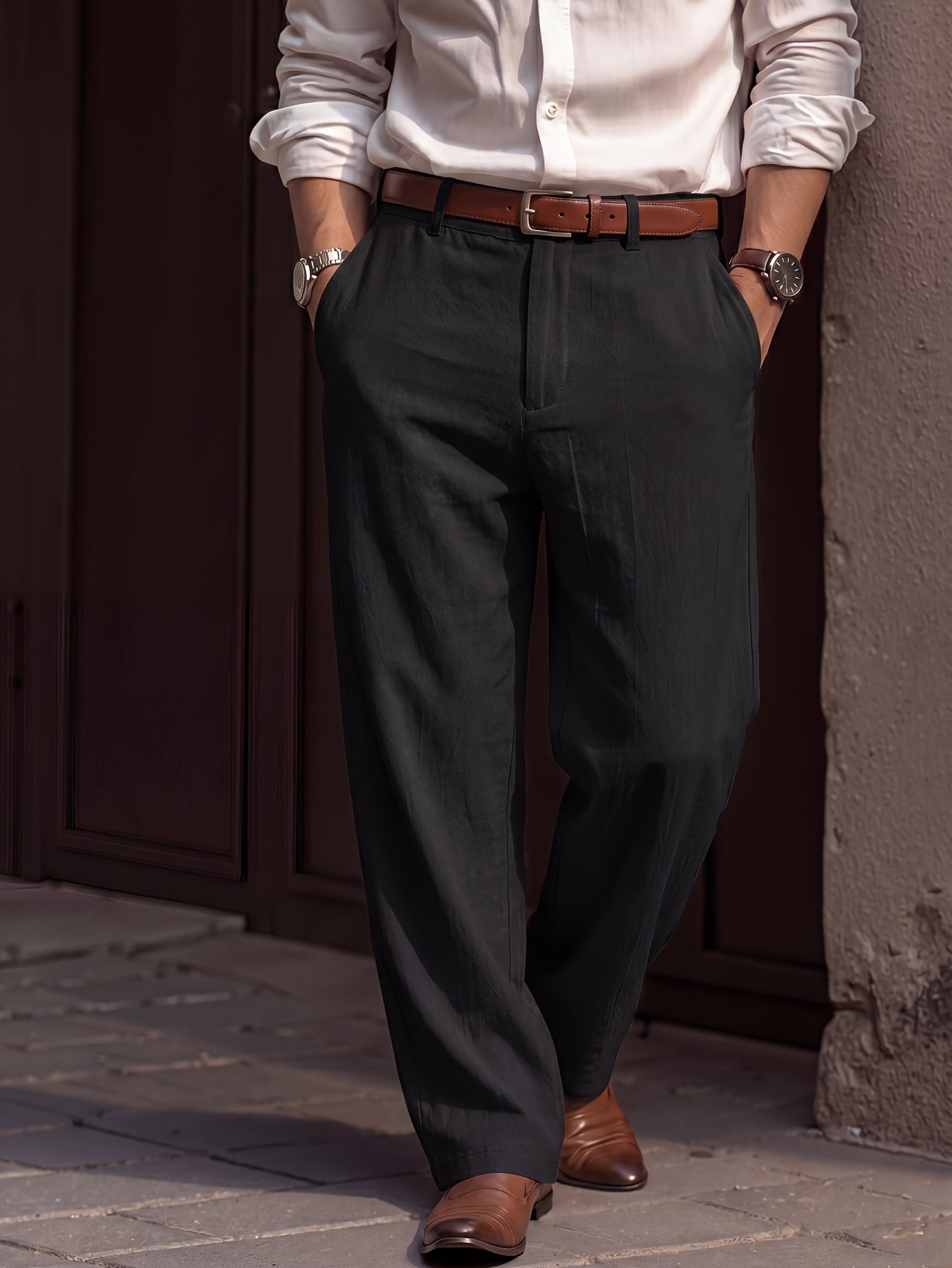 WOVEN TROUSERS FOR MEN