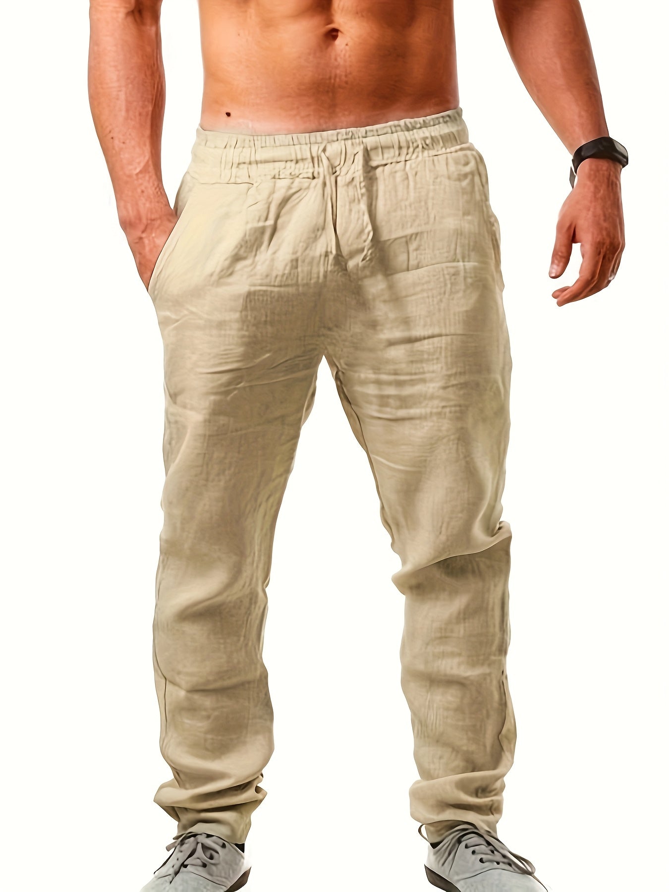 LOOSE STRAIGHT TROUSERS FOR MEN
