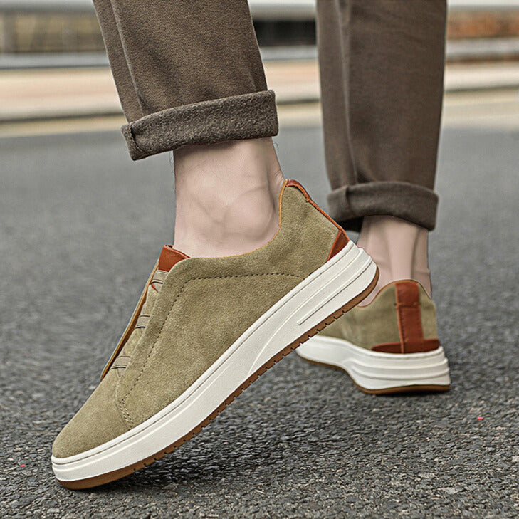 SUEDE SLIP-ON SHOES FOR MEN