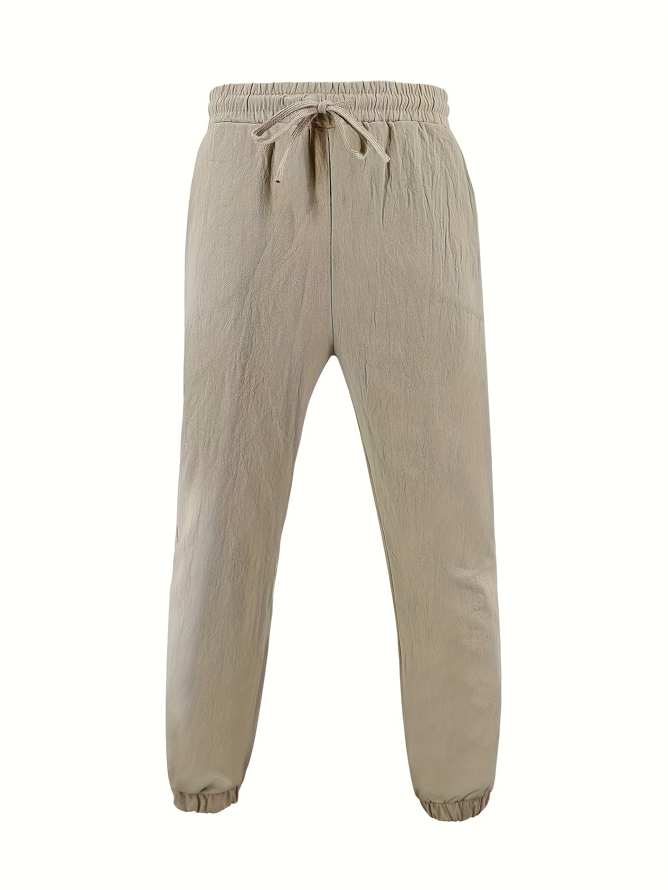 LINEN DRAWSTRING TROUSERS FOR MEN