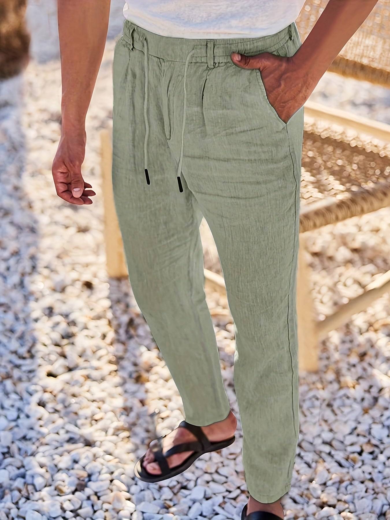 STRAIGHT LEG TROUSERS FOR MEN