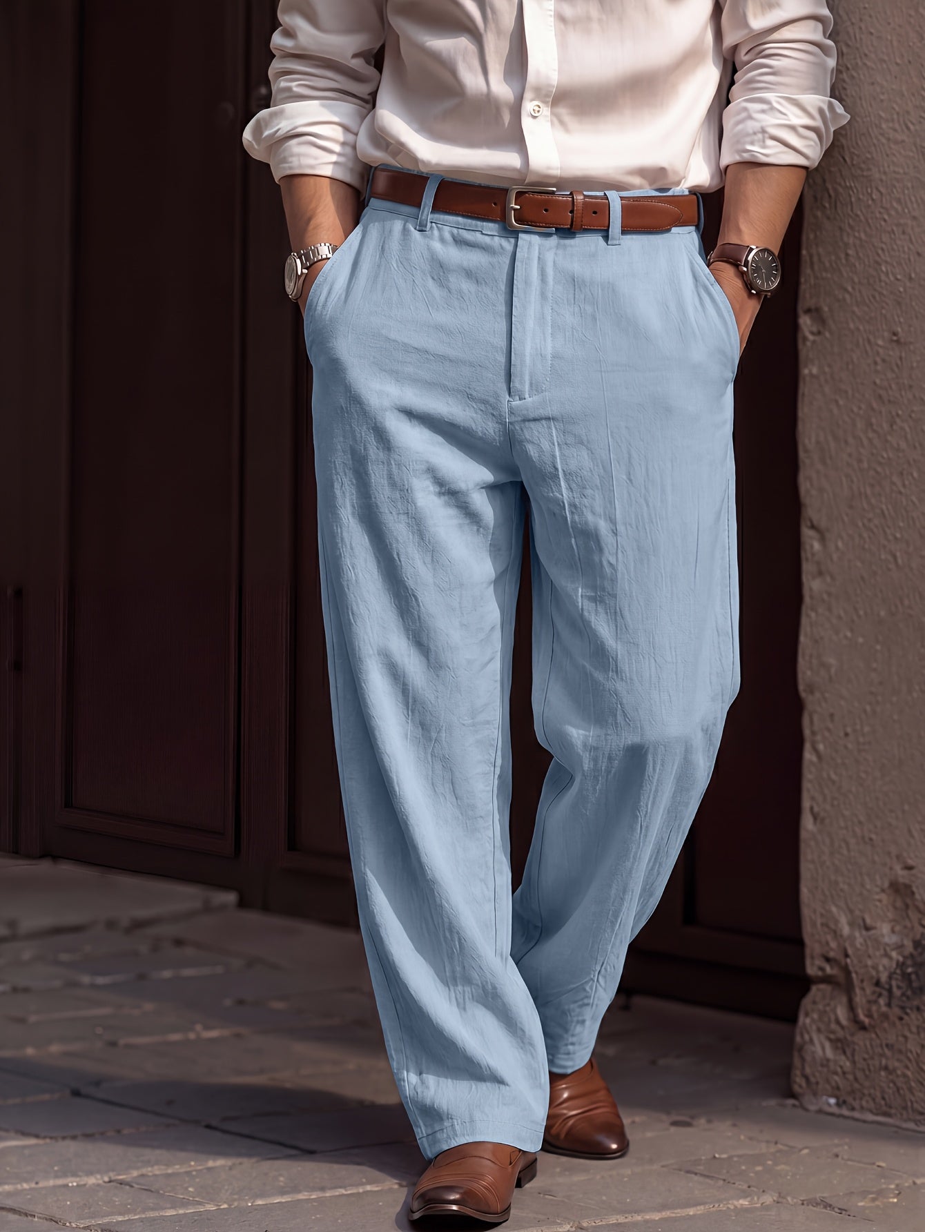 WOVEN TROUSERS FOR MEN