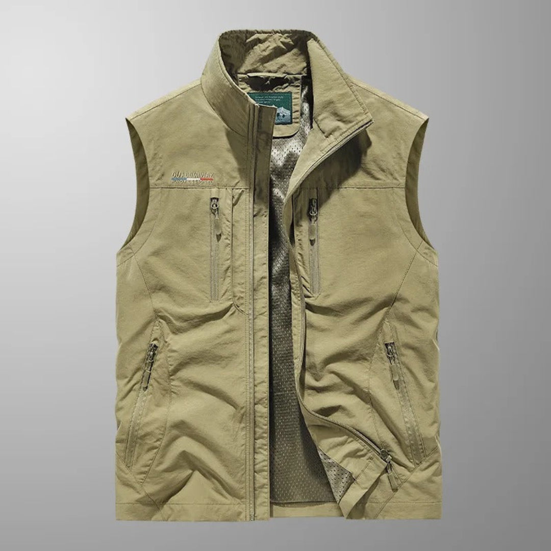 MULTI POCKET UTILITY VEST FOR MEN