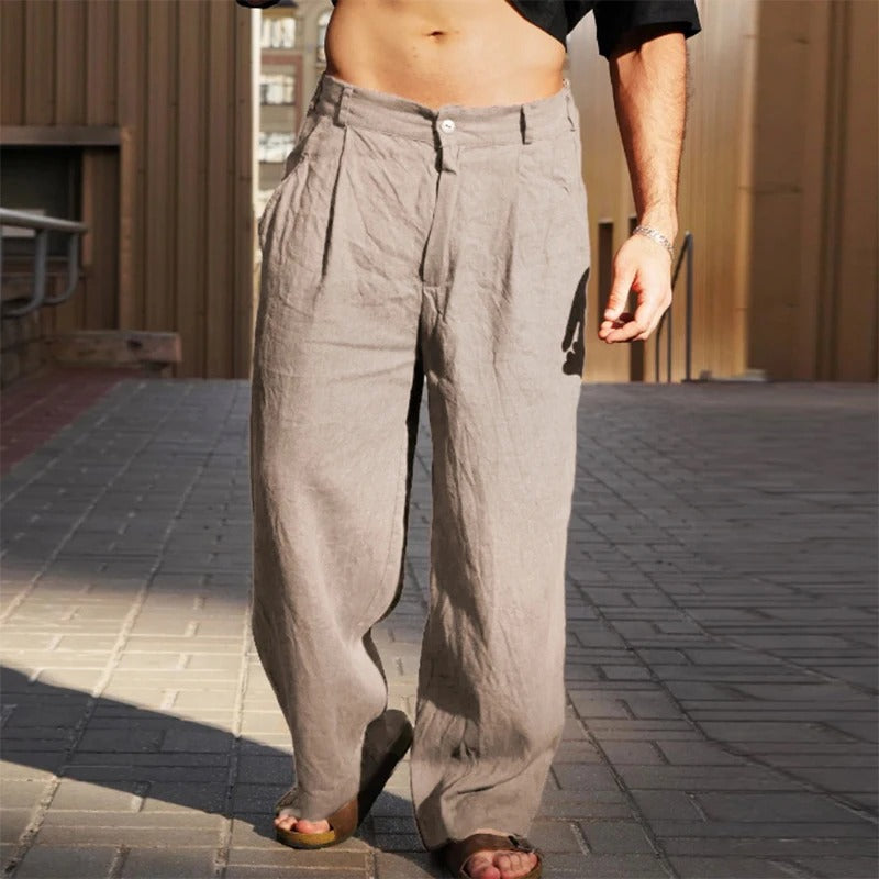 WIDE LEG TROUSERS FOR MEN