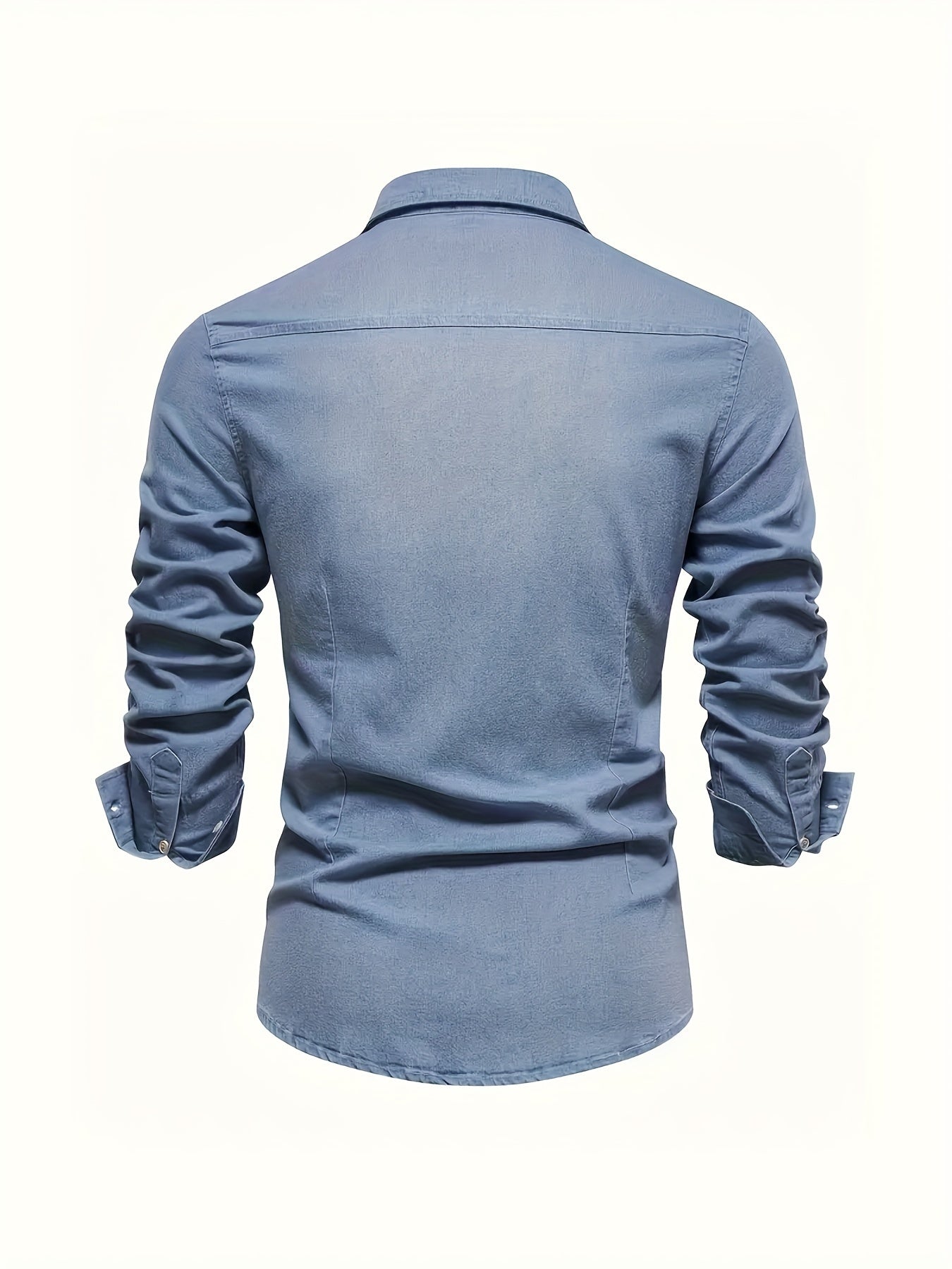 DENIM LONG-SLEEVED SHIRT FOR MEN