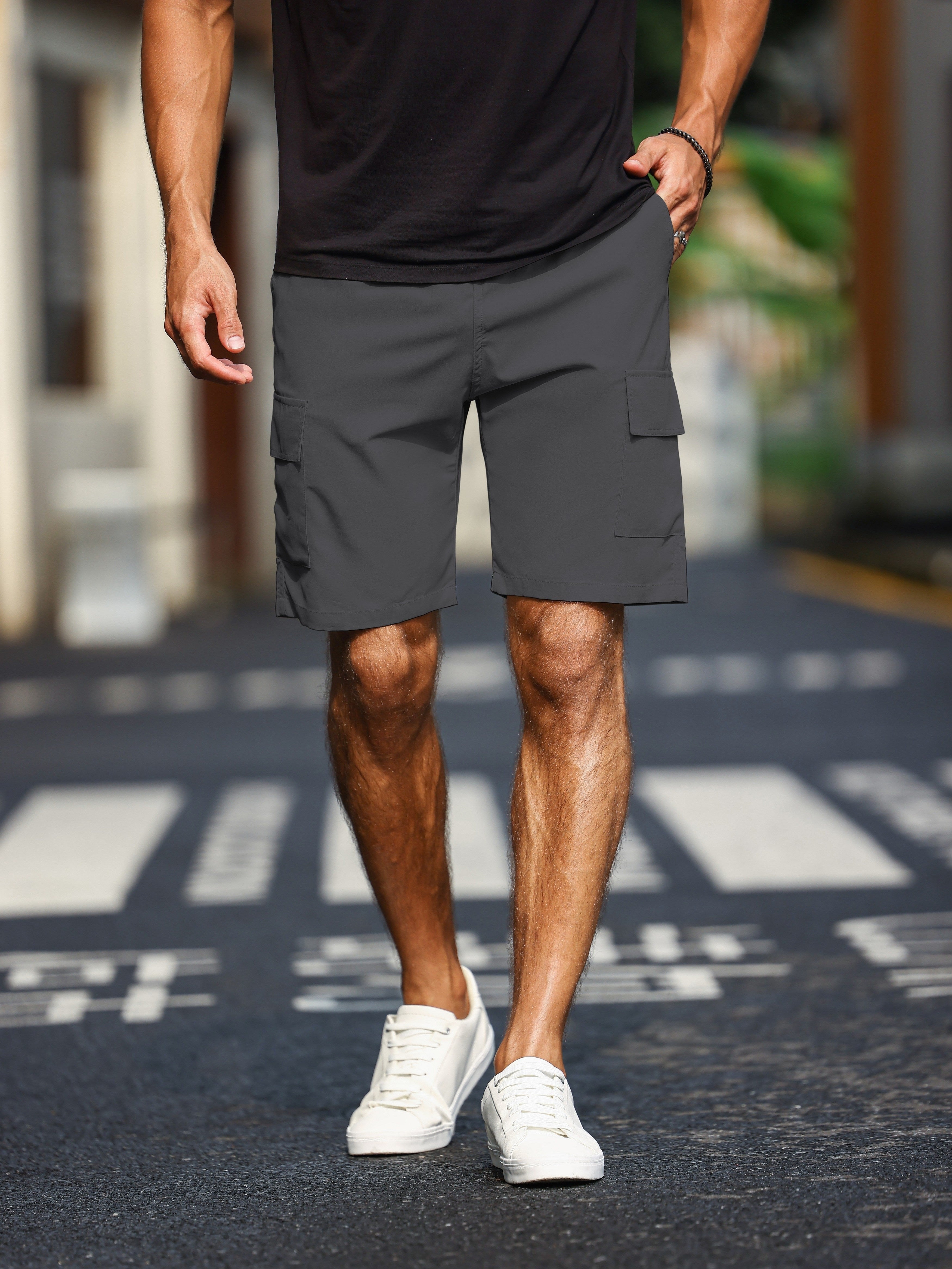 POCKET WOVEN SHORTS FOR MEN
