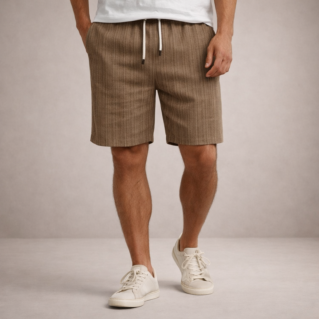 STRAIGHT HEM SHORTS FOR MEN