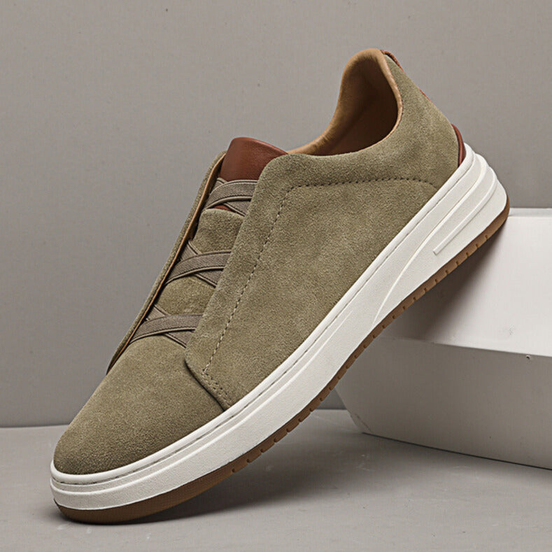 SUEDE SLIP-ON SHOES FOR MEN