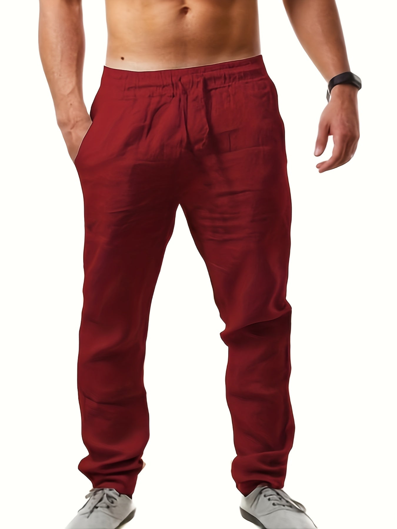 LOOSE STRAIGHT TROUSERS FOR MEN