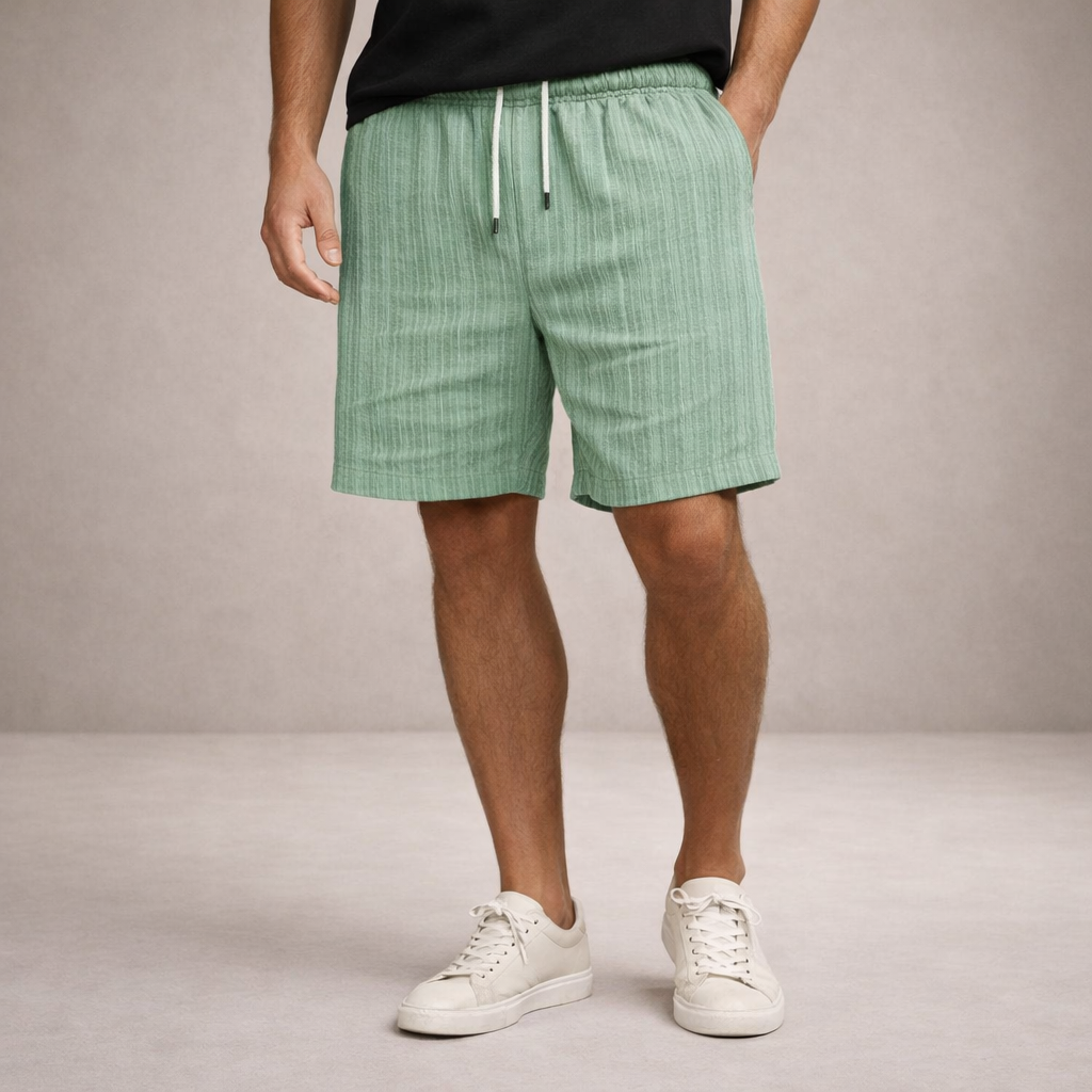 STRAIGHT HEM SHORTS FOR MEN