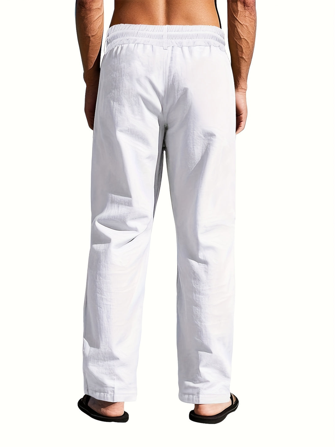 LOOSE FIT LINEN PANTS FOR MEN