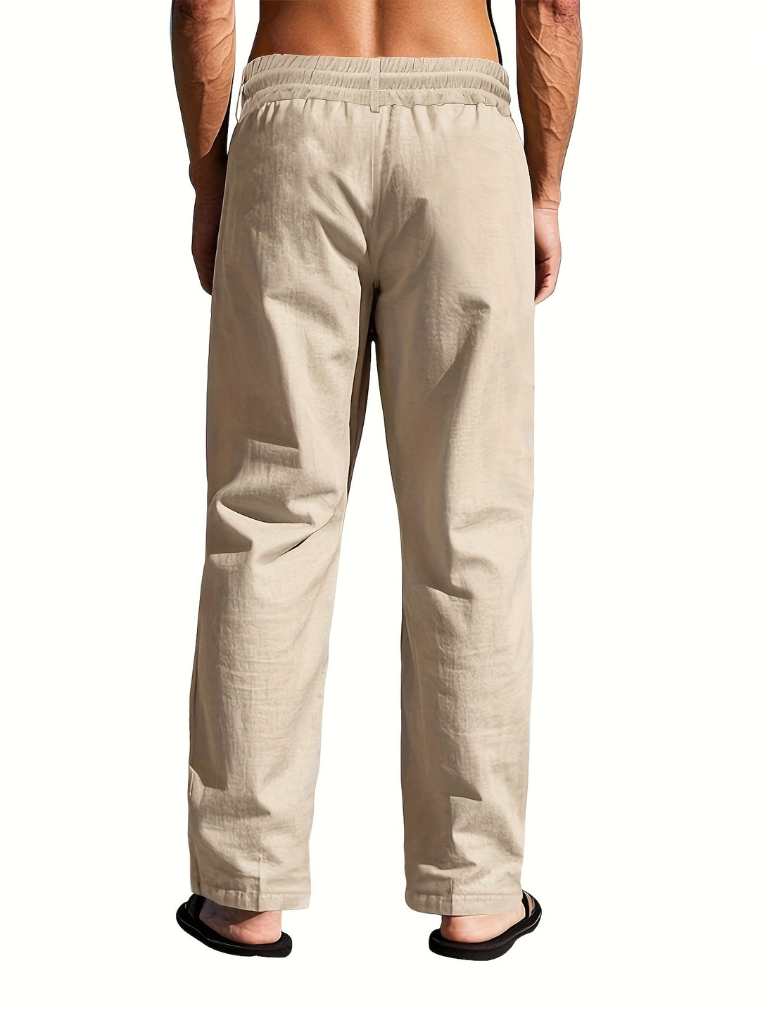 LOOSE FIT LINEN PANTS FOR MEN