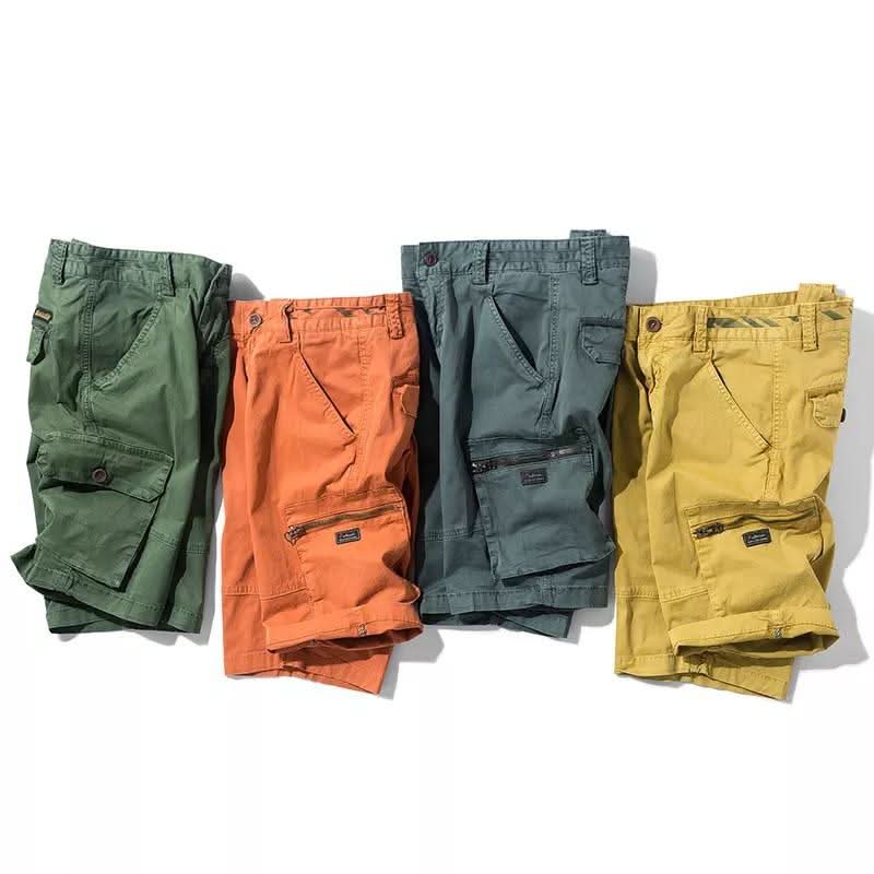 MULTI-POCKET UTILITY SHORTS FOR MEN