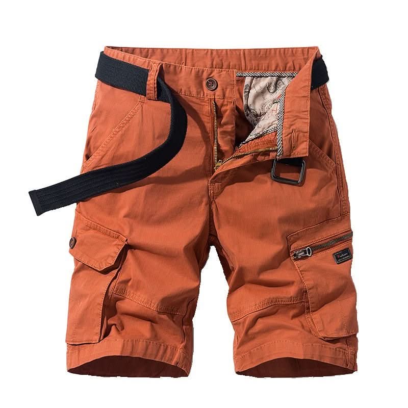MULTI-POCKET UTILITY SHORTS FOR MEN