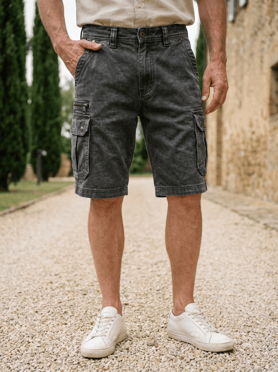 CARGO COTTON SHORTS FOR MEN
