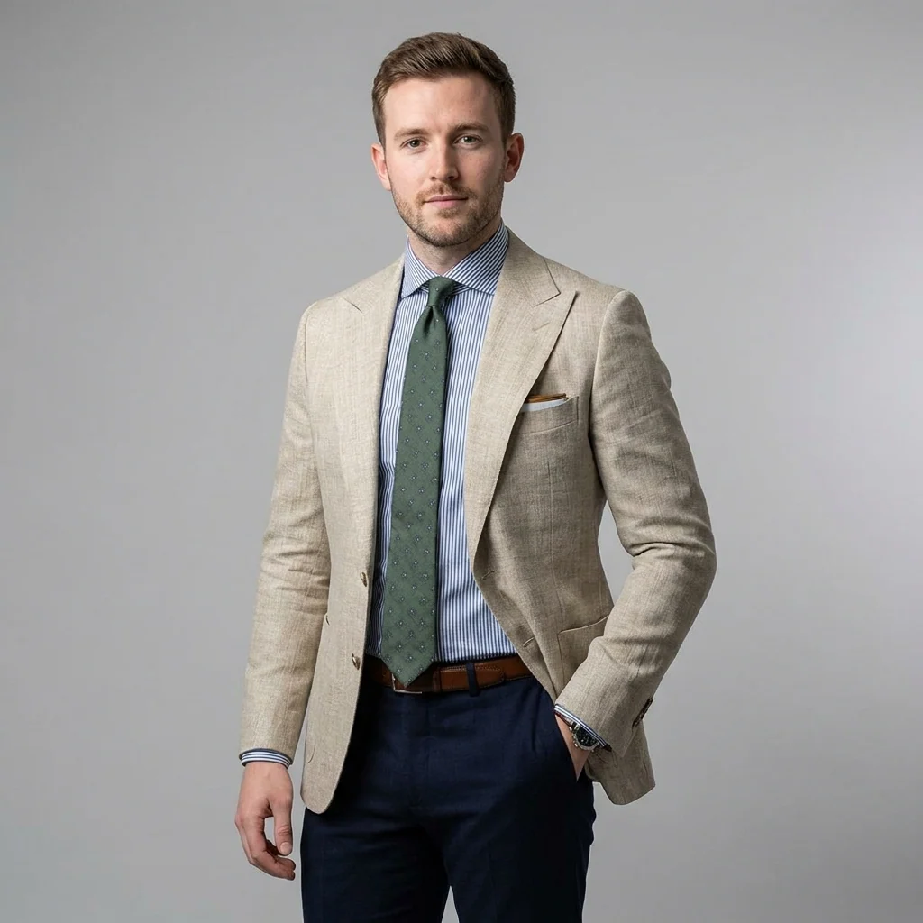 TEXTURED BLAZER JACKET FOR MEN