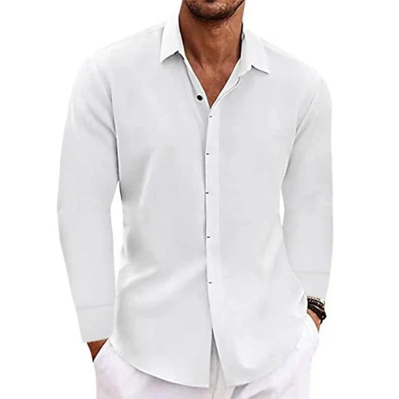 LINEN LONG SLEEVE SHIRT FOR MEN