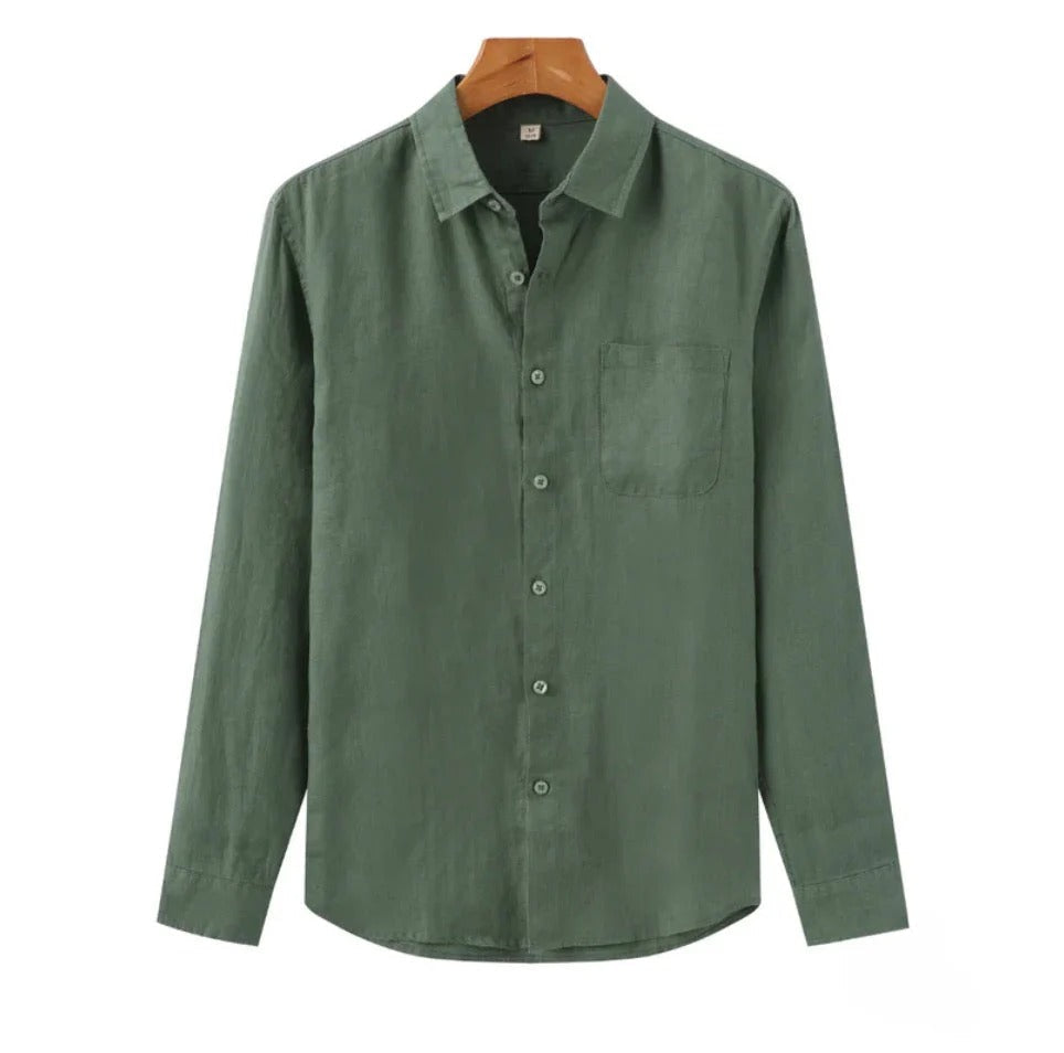 LINEN BUTTON SHIRT FOR MEN