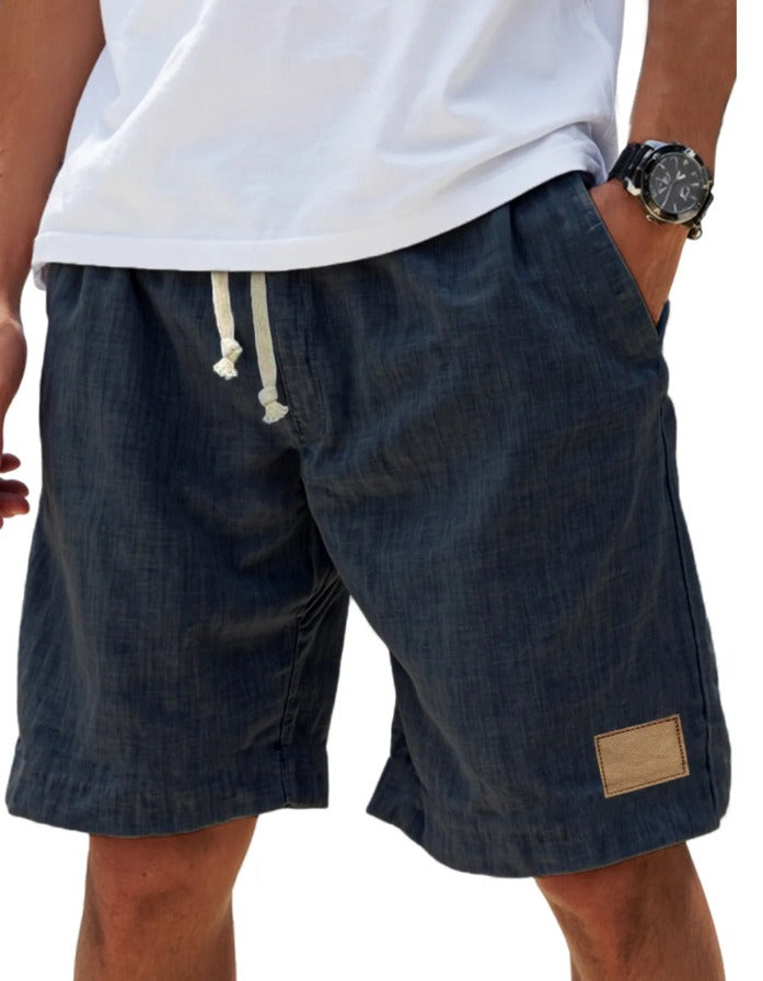 ELASTIC WAIST SHORTS FOR MEN